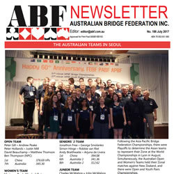 Cover of ABF July 2017 Newsletter