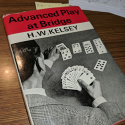 Photo of the book Advanced Play at Bridge by Hugh Kelsey