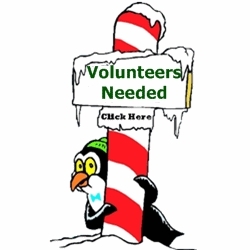 Image of volunteers click here cartoon