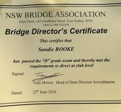 Photo of director certificate