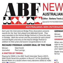 Cover of ABF Newsletter